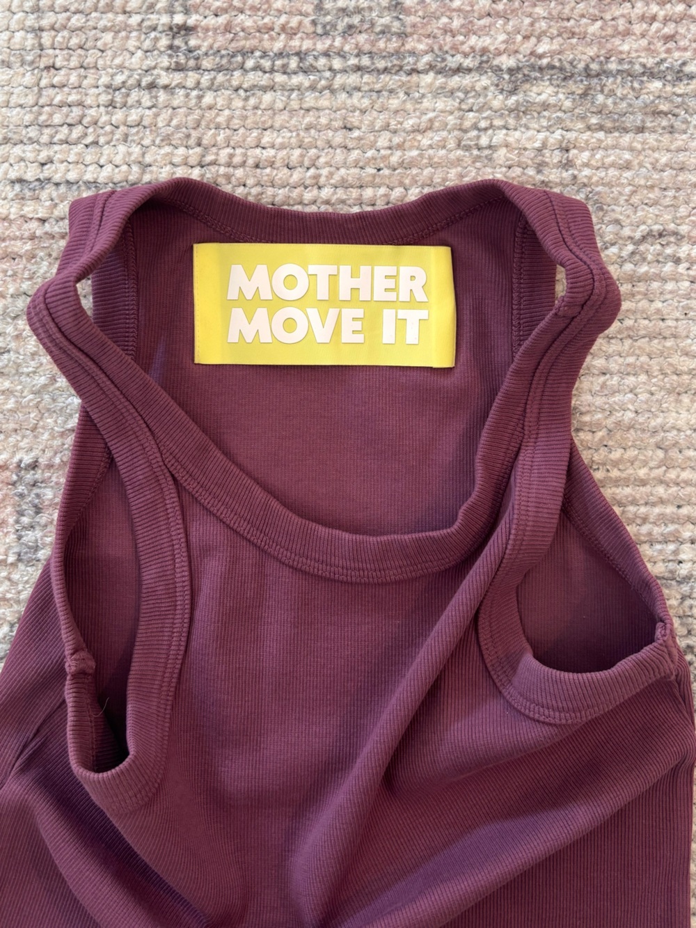 Mother Move It The Chin Ups Tank - Plum, Women’s XS